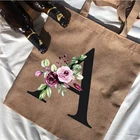 Женская сумка для покупок, универсальная сумка серии с надписью, складная многоразовая тканевая сумка-шоппер в стиле Харадзюку, женская сумка-тоут