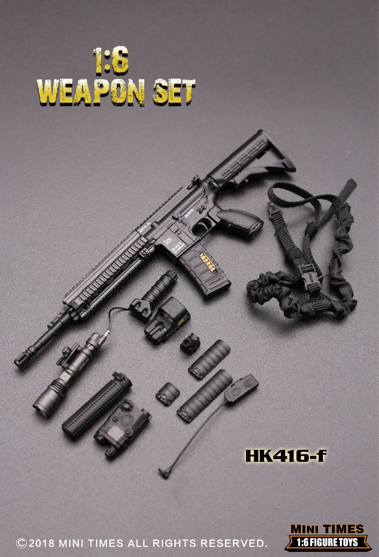 1/6 весы мини-игрушки 1/6 HK416 серии M4 винтовка оружие Модель игрушки для 1" фигурки аксессуары коллекции игрушки