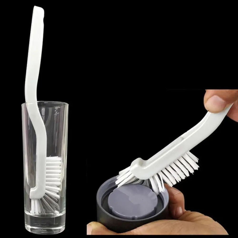 

Cleaning Cup Brush, Japanese Style Ergonomic Extended Handle Elbow Design, Tail Hole Hanging Soymilk Machine Cleaning Brushes