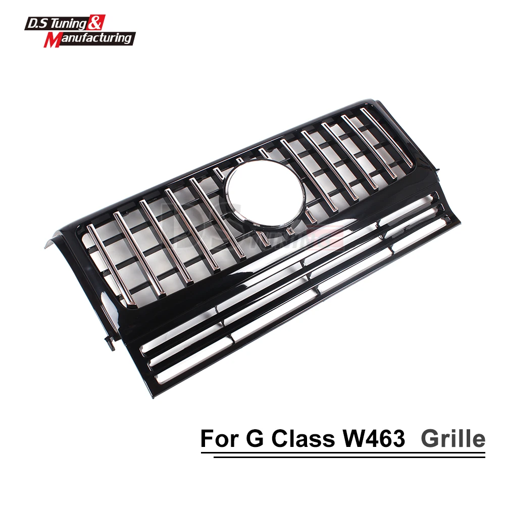 W463 решетка для Benz G Class ABS глянец Черный передний бампер сетка почечные грили 2013 +