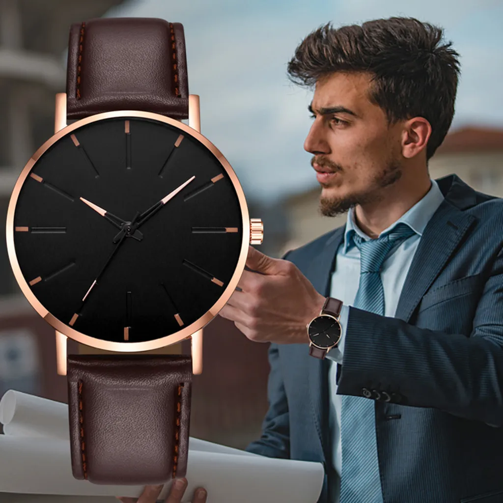 

New Casual Sport Men's Watches Luxury Watches Quartz Watch Stainless Steel Dial Casual Bracele Watch relogio masculino 2021