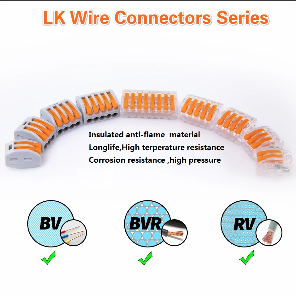 Миниатюрные быстроразъемные соединители для проводов универсальный компактный