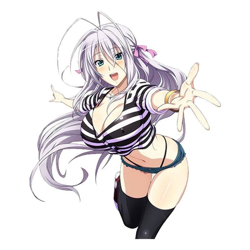 

13cm Sexy Uniform Girl Decal High School DxD Anime JDM Car Styling Render Waterproof Car Sticker