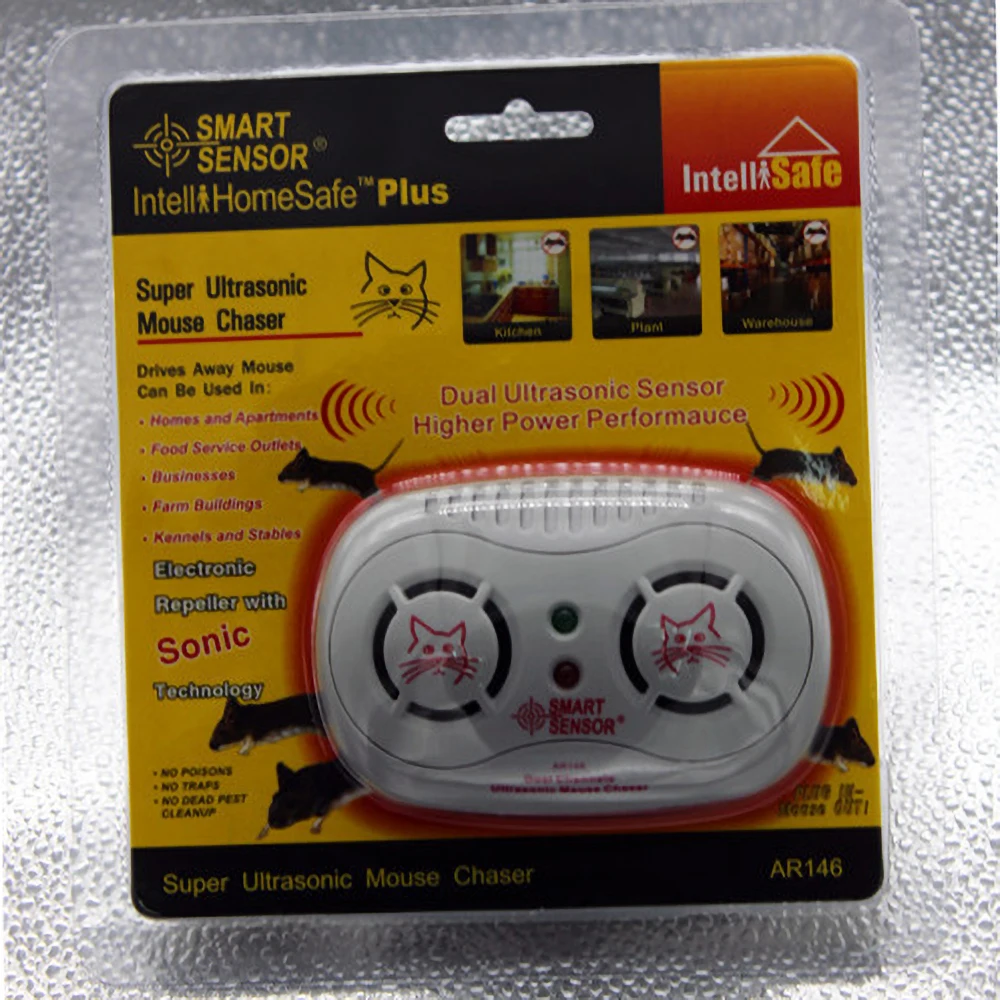 Effective Ultrasonic Insect Repeller Household Rat Repellent Electronic Pests Reject Anti Mouses Mice Devices | Дом и сад