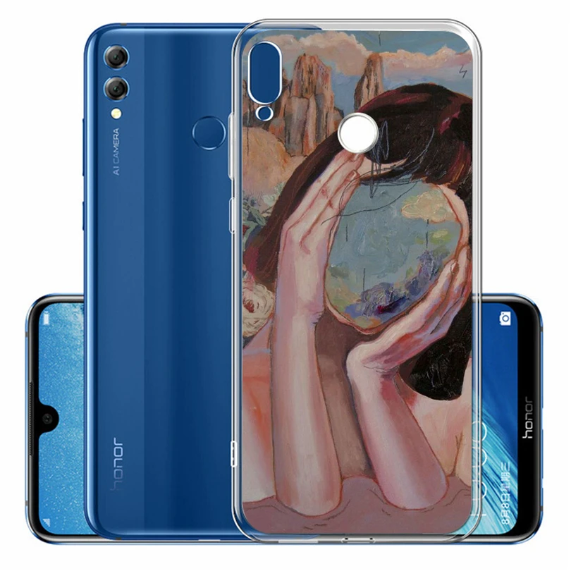 Hot Sale Phone Case For Huawei P Smart 2019 P20 P30 Pro Lite P8 P9 2017 Patterned Silicone Soft TPU Cases Cover |