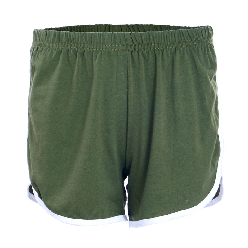 Green Короткие спортивные Femme сексуальные женские беговые шорты для йоги пуш-бедра сексуальные средняя посадка для спортзала фитнес эластичные быстросохнущие шорты для бега - Цвет: Green