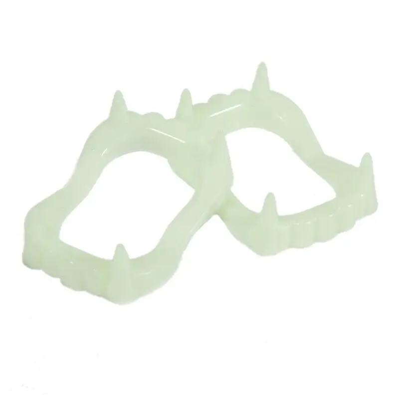 10 шт. светящиеся поддельные Зубы вампира для Хэллоуина вечеринки ночной