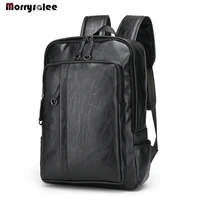2022 new leisure soft general leather backpack men teenager male large capacity laptop backpack high quality students travel bag