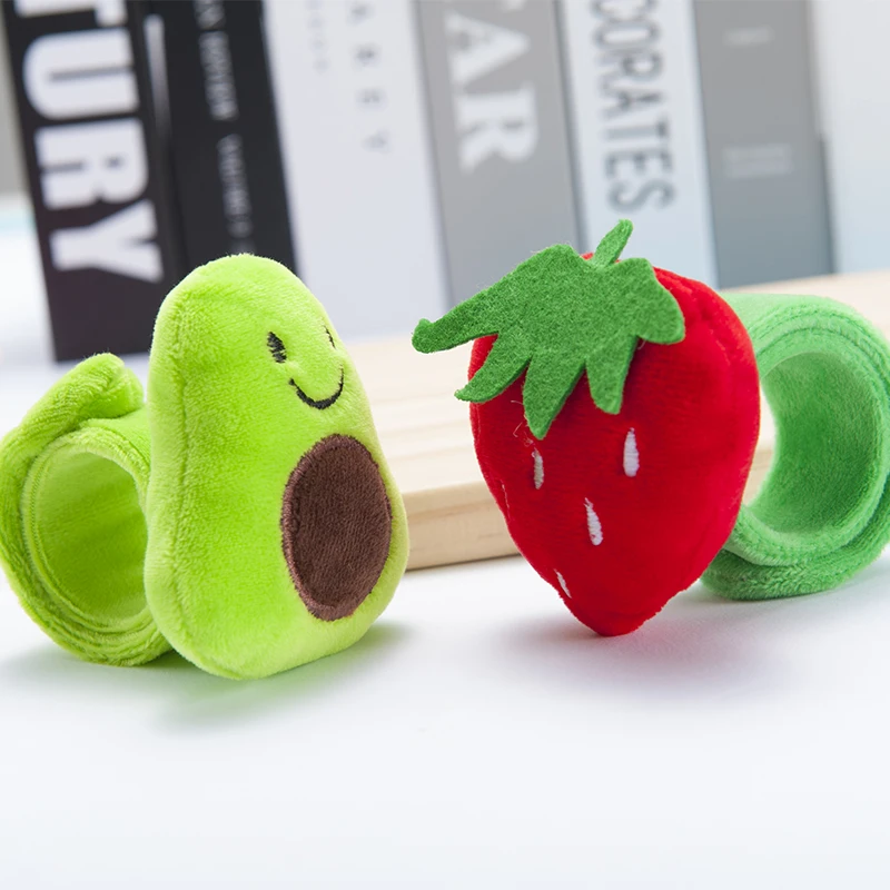 Милый браслет на запястье с выражением фруктов похлопывающим кольцом Детская