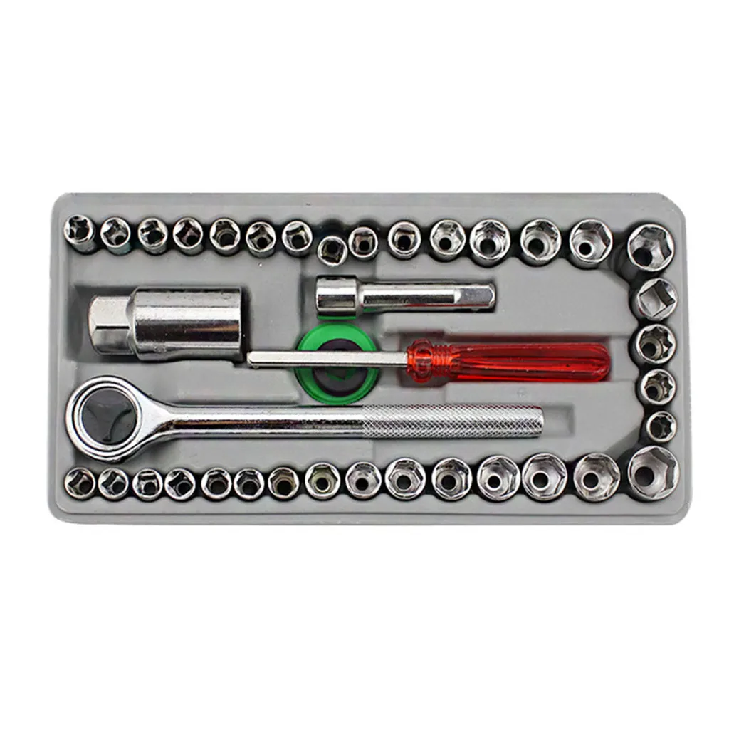 40 шт./компл. многофункциональный набор инструментов из углеродистой стали