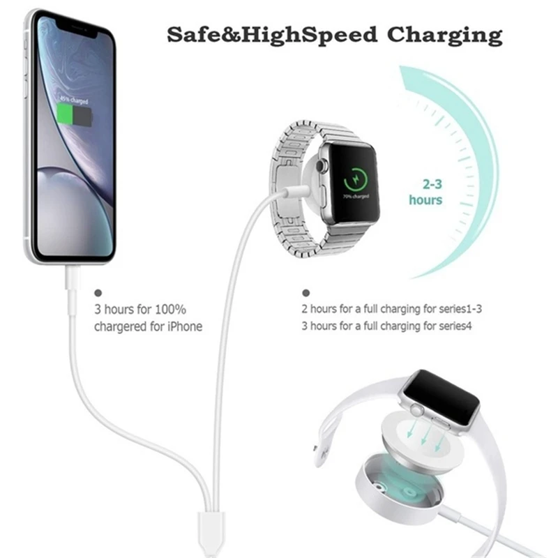 Магнитное Беспроводное зарядное устройство 3 в 1 для IPad IPhone 12 Pro Max XS XR X 8 7 Apple Watch Series