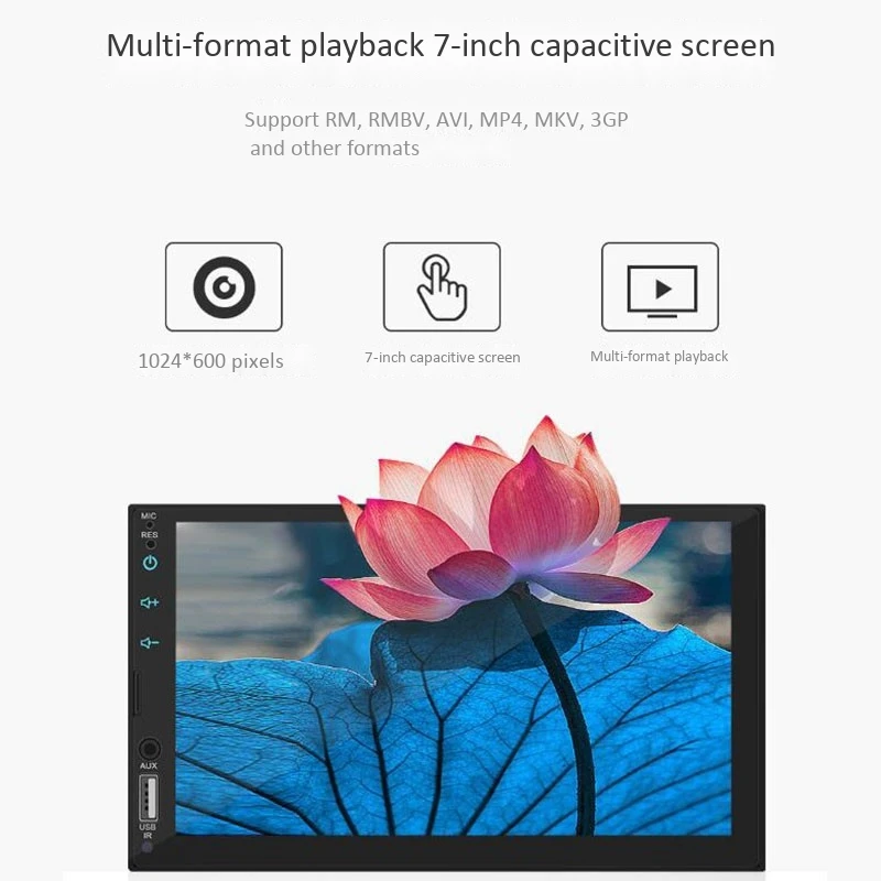 2 Din Автомобильный Радио 7 дюймов HD пресс экран плеер Android Авто Carplay мультимедиа MP5