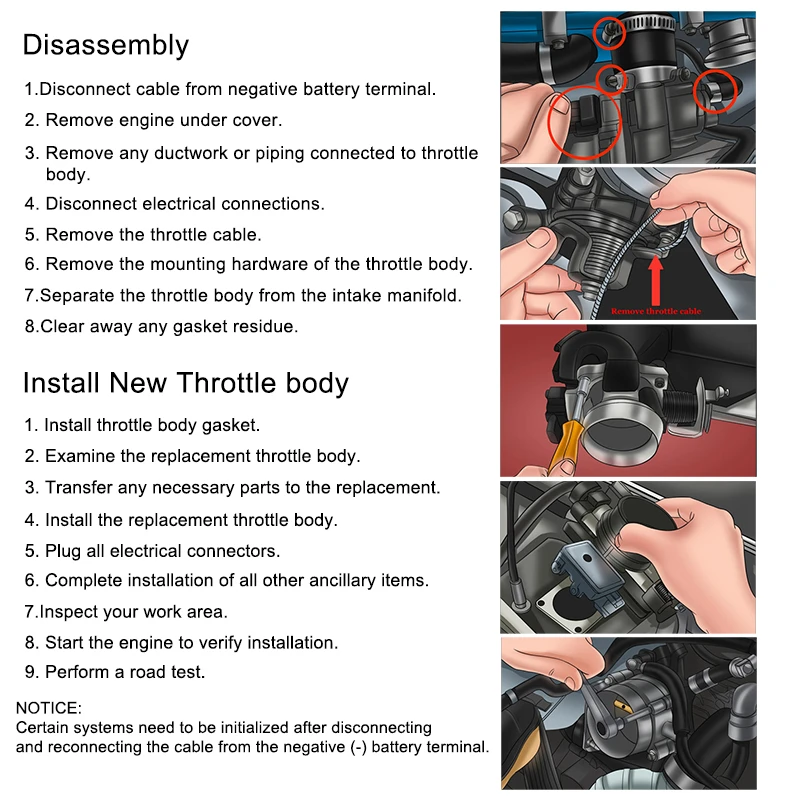 

evil energy Aluminum Throttle Body For Volkswagen Beetle Golf Mk6 Jetta Passat Rabbit Mk5 2.5L 2008-2014 07K133062A