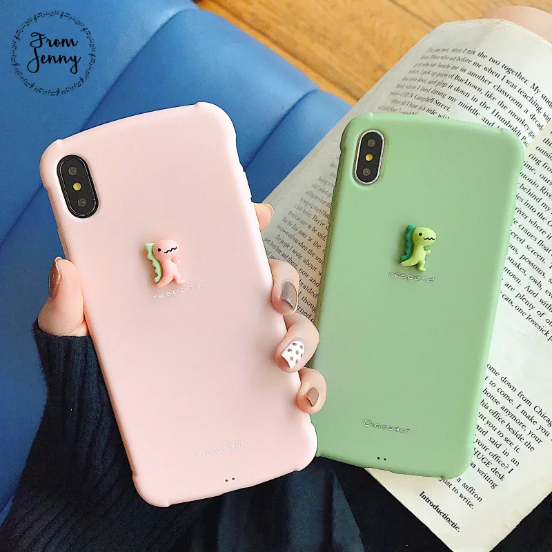 Мультипликационный маленький динозавр для iPhone x xr xs max 6 6s 7 8 Plus|Бамперы| |