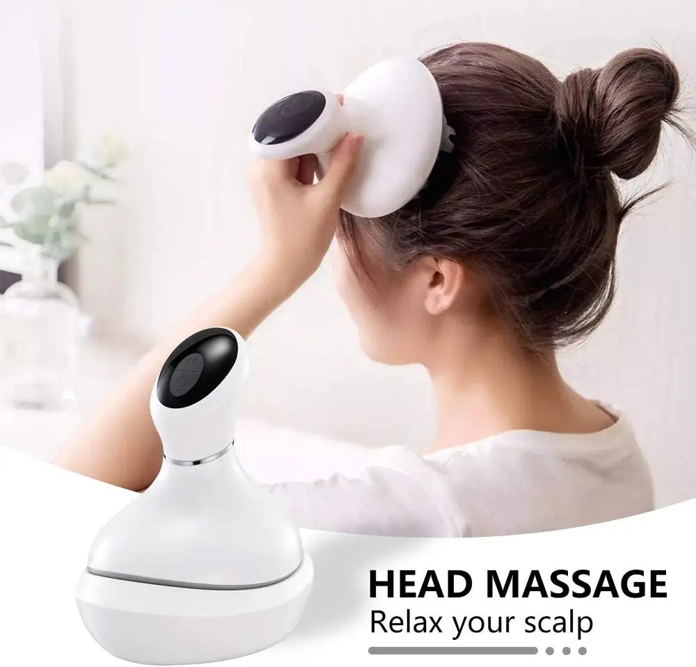 

Master Massage Electric Wireless Portable Vibrating Scalp Head & Body Massager Heads Portable Scratcher Brush Scalp Massager