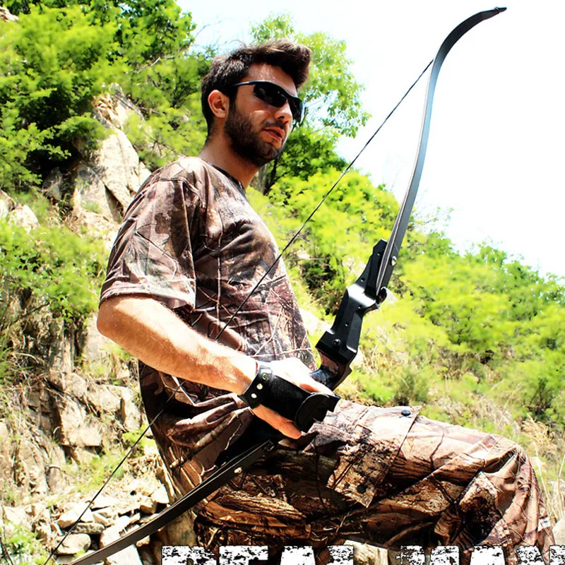 

beautiful hunting bow metal CNC bow 17 inch ILF quick plug interface Bow and arrow new recurve bow