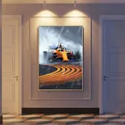 Картина на холсте Формула макларена, настенный постер в скандинавском стиле Айртон Сенна F1, современный декор для гостиной и дома