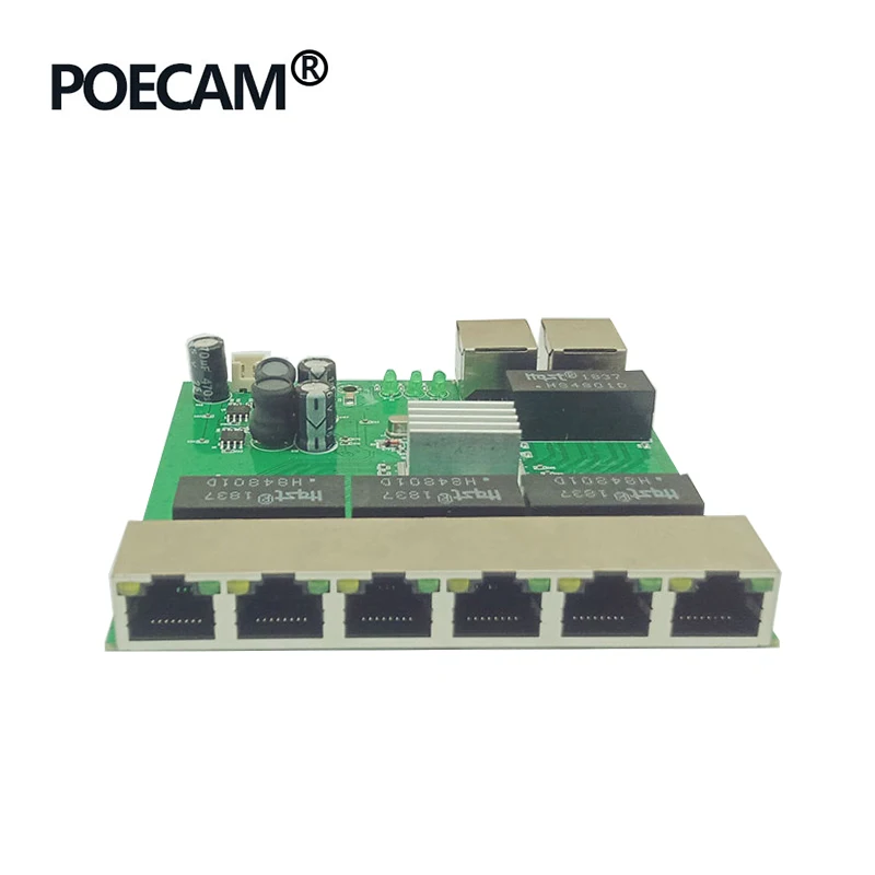 

8 Port Gigabit switches product module PL-GS3008DR-J1 Transmission 1000Mbps UTP copper RJ45 with LED display shenzhen Factory