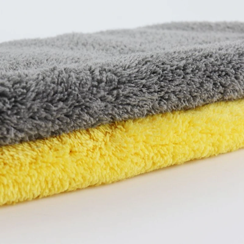 

10Pcs Thickening Lint-Free Towels Household Rags Coral Velvet Car Cloth Double-Sided Towels