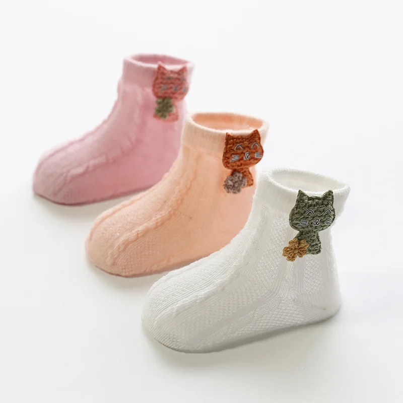 

3 пары/партия, Детские хлопковые носки без косточек