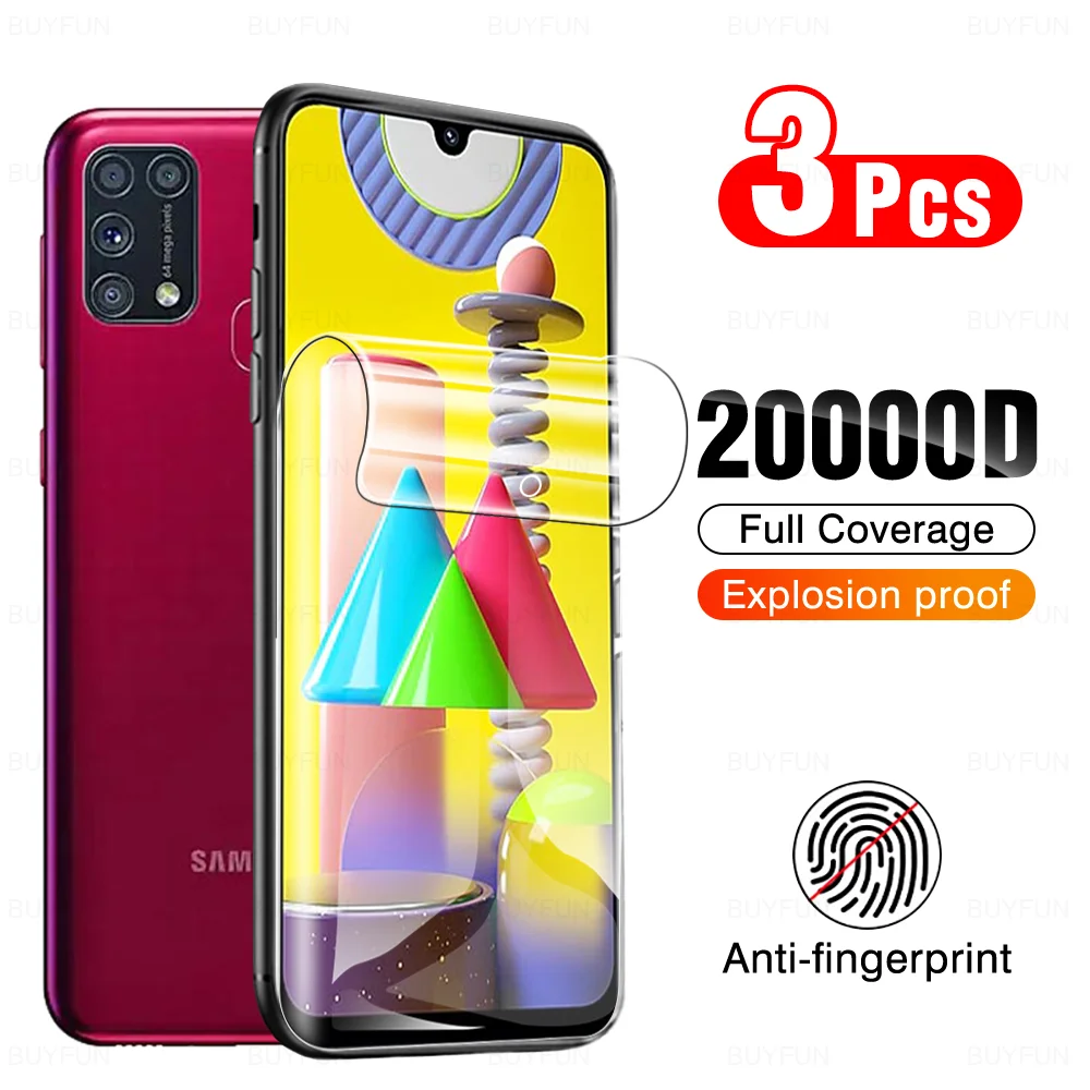 

Гидрогелевая пленка для Samsung Galaxy M51, M31s, M31, защитная пленка для Samsung M21, M01, M11, M10, M30s, защитная пленка не стекло