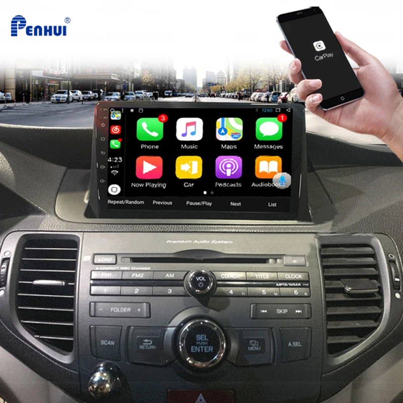 

Android Car DVD For Honda Spirior / Accord ( 2009-2013) Car Radio Multimedia Video Player Navigation GPS Android 10.0 Double DIn