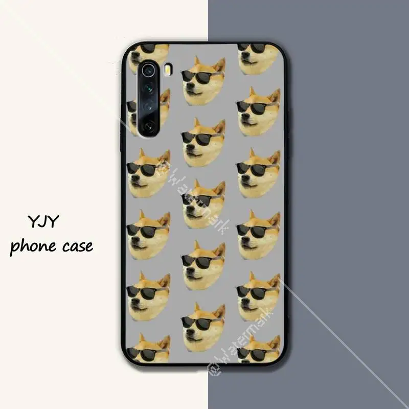 Yinuoda Doge Meme Kabosu черный мягкий чехол для телефона xiaomi redmi 4X 5 plus 6 6A 7 7A 8 8A 9 note 4 T pro max funda