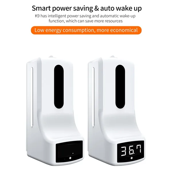 Настенный термометр K9 Pro с дозатором для мыла сигнализацией подходит