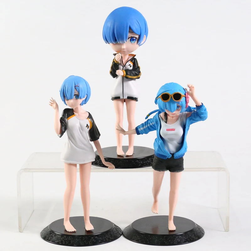 

Re:Life In A Different World From Zero Rem ABS/PVC Figures Toys Dolls 3pcs/set