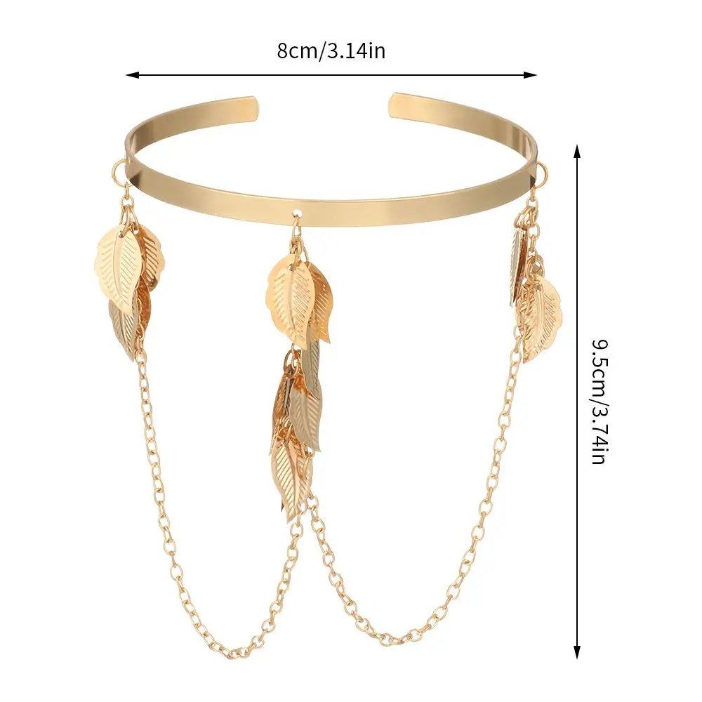 Женский браслет на руку с подвеской в виде листьев | Украшения и аксессуары