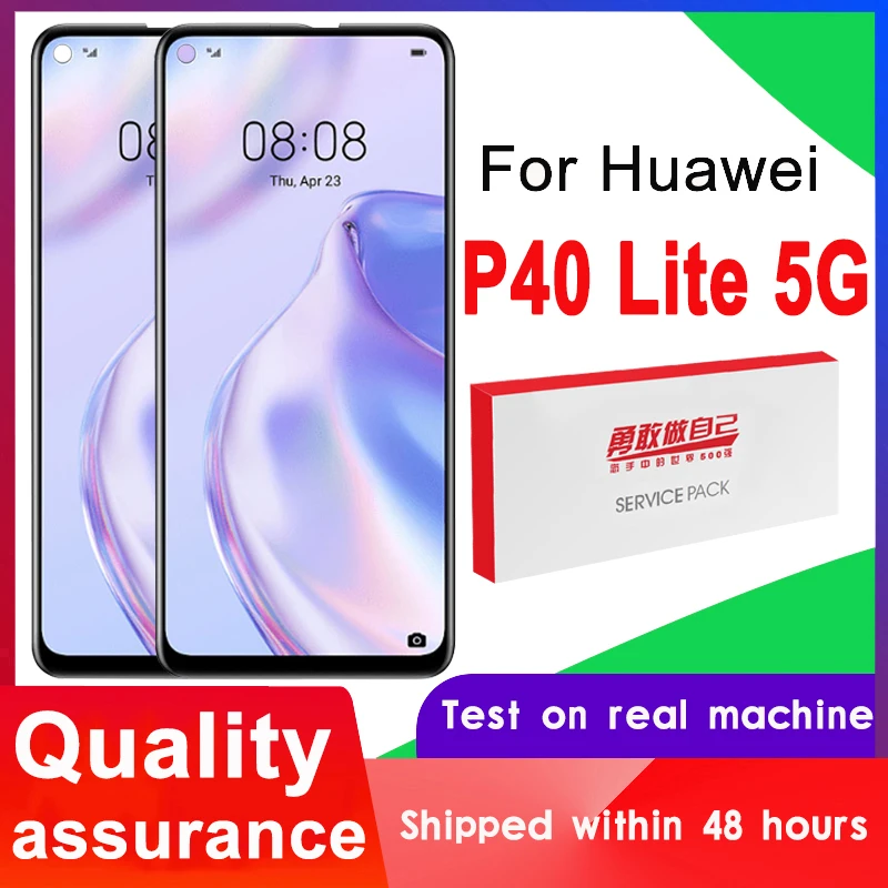 100% протестированный дисплей экран Замена для Huawei P40 Lite 5G ЖК с сенсорным экраном