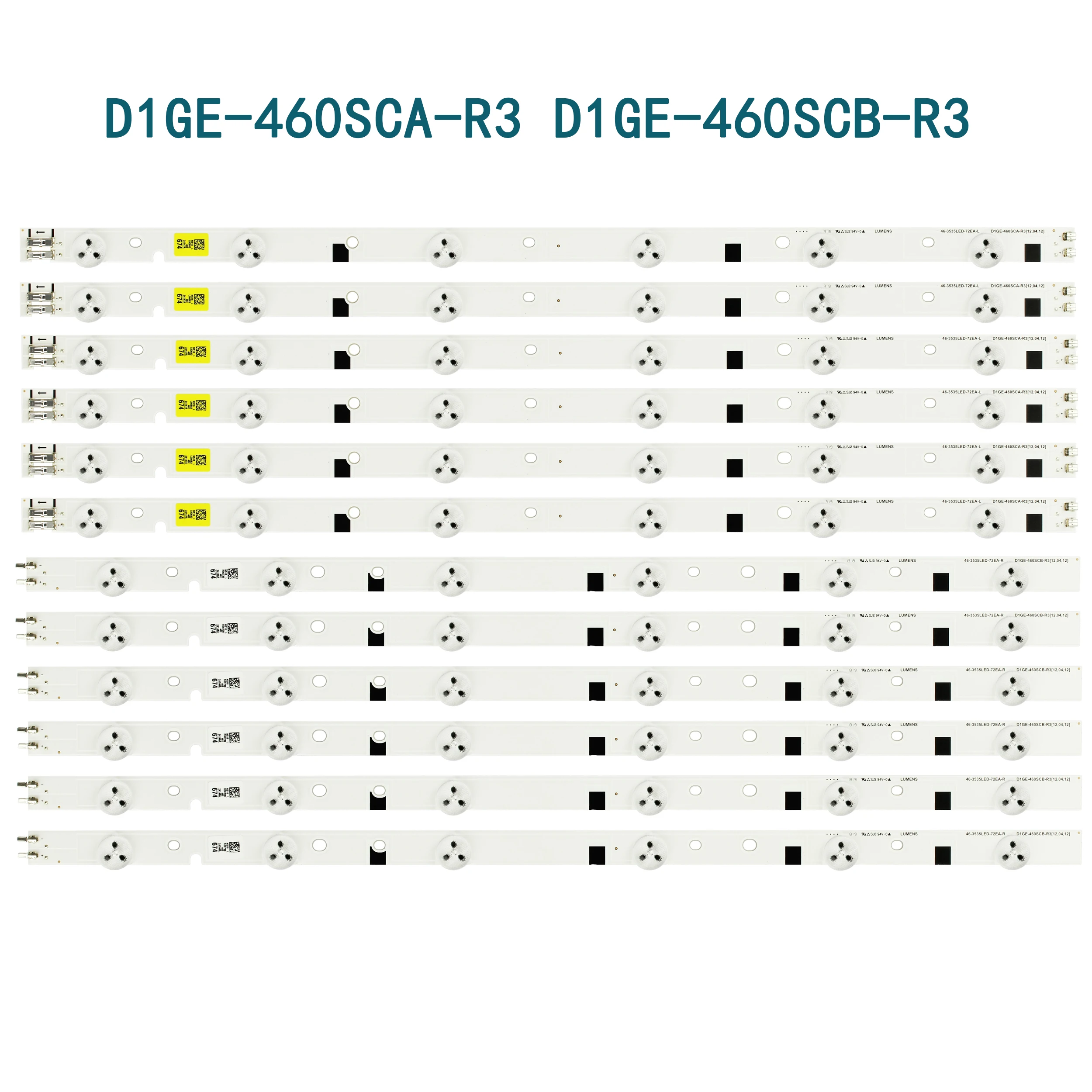 Светодиодная лента для подсветки 12 ламп Samsung 46 дюймов ТВ D1GE 460SCA R4 S130425D UE46EH6030WXXN 460SCB