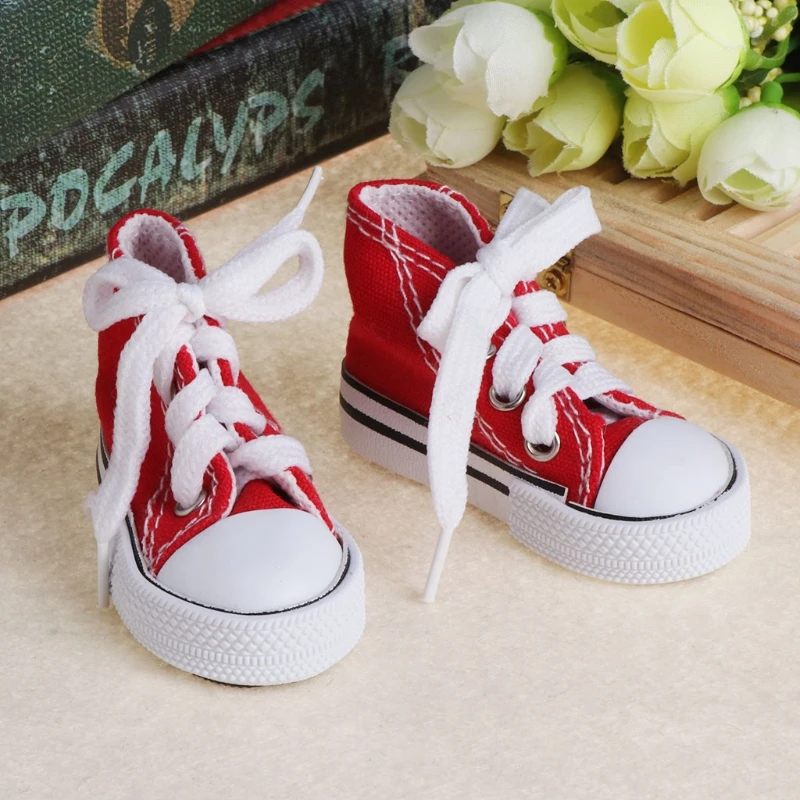 

Doll Shoes 1/4 Accessories Canvas Fashion Summer Toys Mini Sneakers Denim Boots