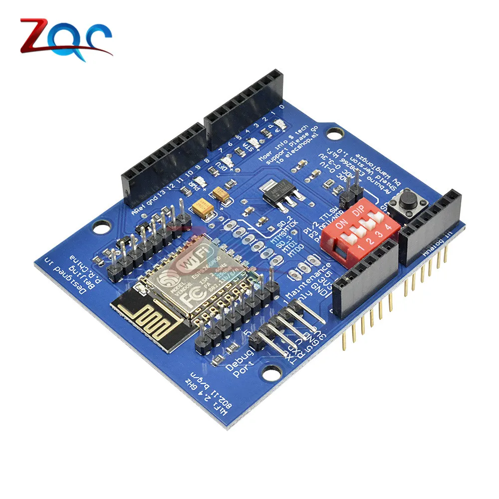 ESP8266 ESP 12E UART Wi Fi беспроводной щит макетная плата модуль для Arduino UNO R3 Mega 3 В
