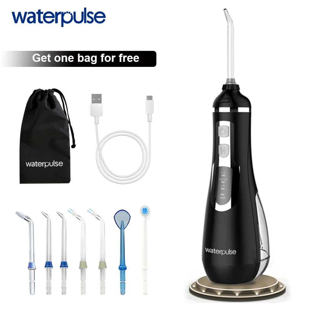 Ирригатор полости рта Waterpulse V500 портативный ирригатор для 7 насадок|Ирригаторы