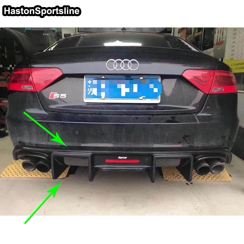 K Style S5 B8.5 Стандартный спойлер из углеродного волокна для Audi Sline 2013