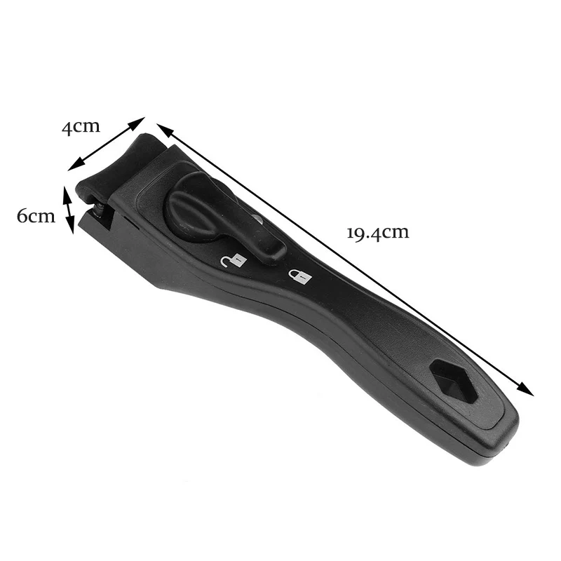 Съемная ручка для сковородок и Горшков черная съемная защиты от ожогов зажим