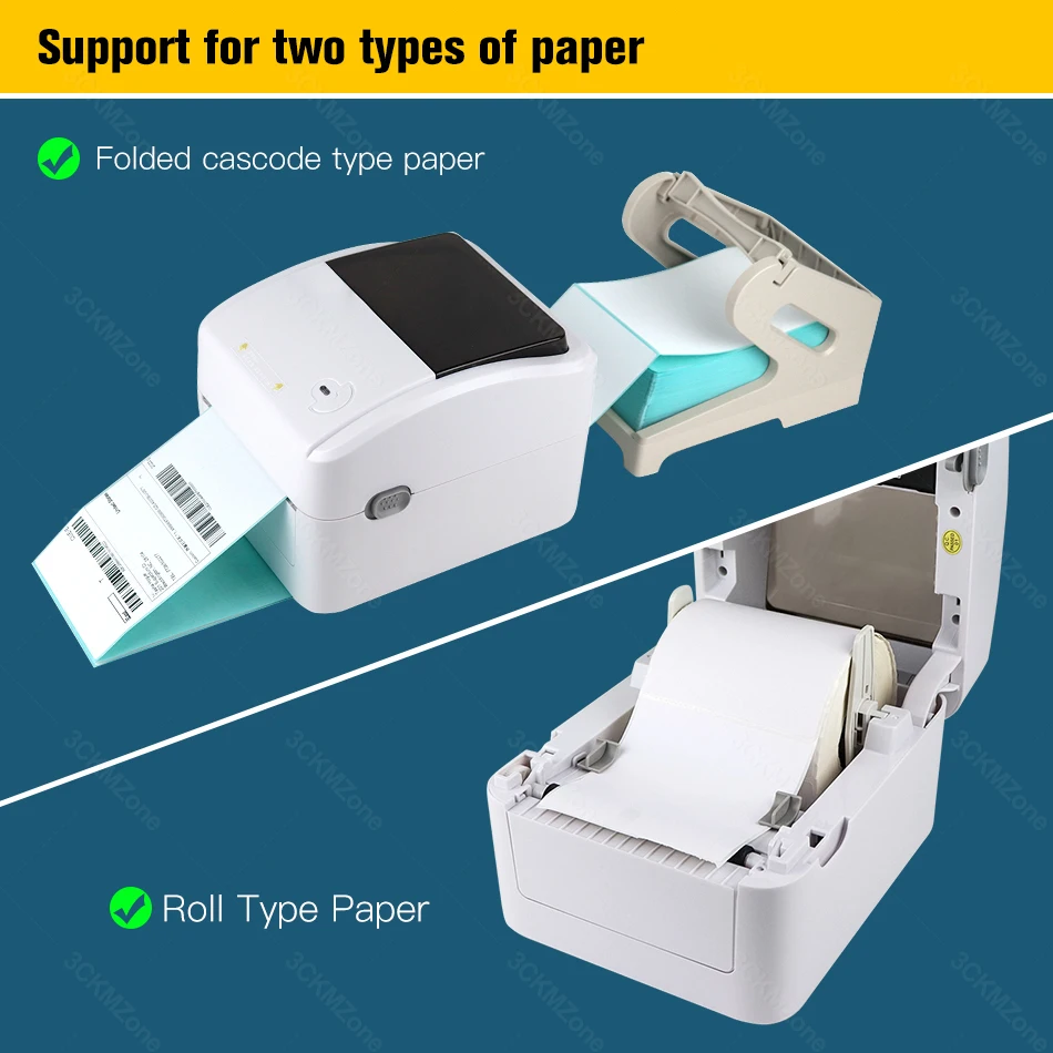 Принтер XPrinter XP-420b принтер для печати этикеток и штрих-кодов ширина 40-108 мм