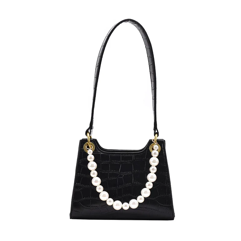 

Axukes niche design 2021 autumn and winter new female bag designer fashion big-name beautiful pearl handbag shoulder bag