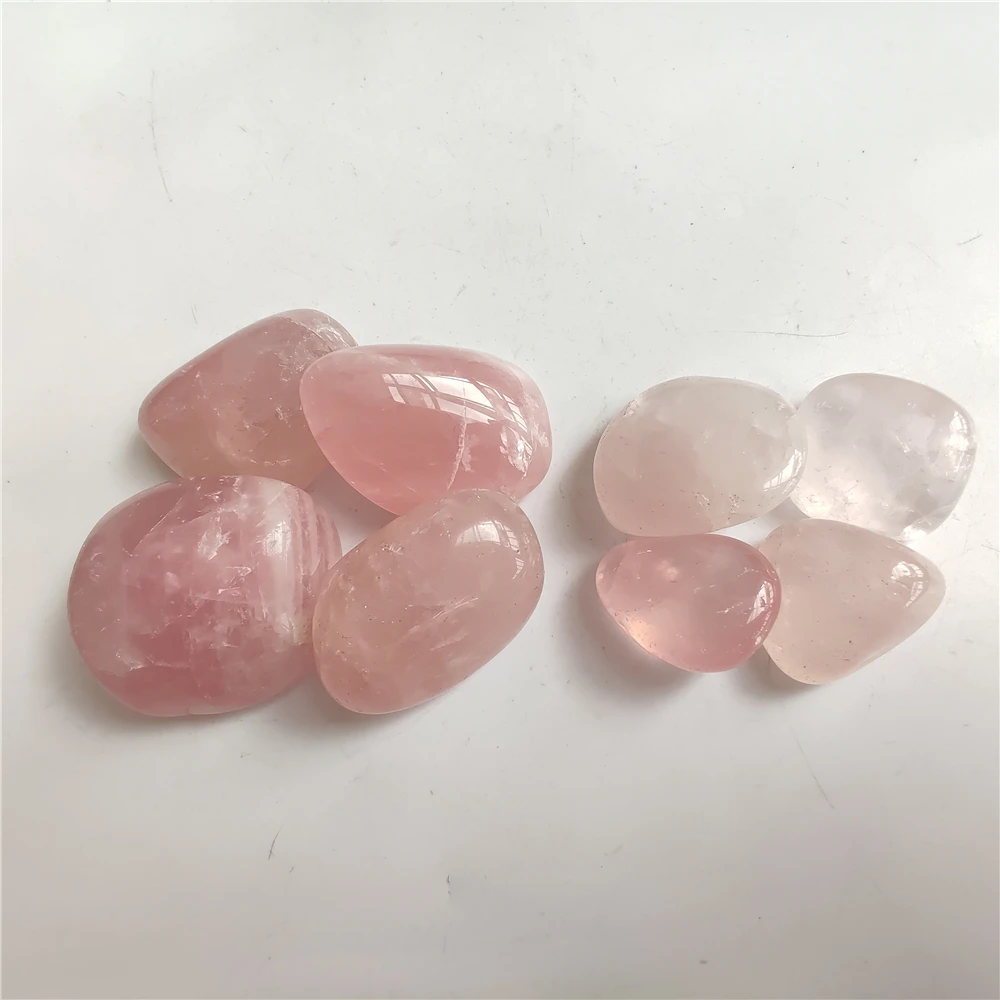 

2pcs Natural Pink Powder Crystal Citrine Obsidian Aventurine Original Turmble Stone Larger Particles Quartz Crystal Decoration