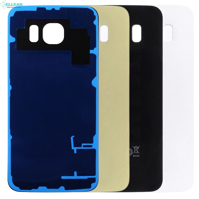 1 шт. Catteny для Samsung Galaxy S6 G920 задняя крышка аккумулятора стеклянная дверь Корпус