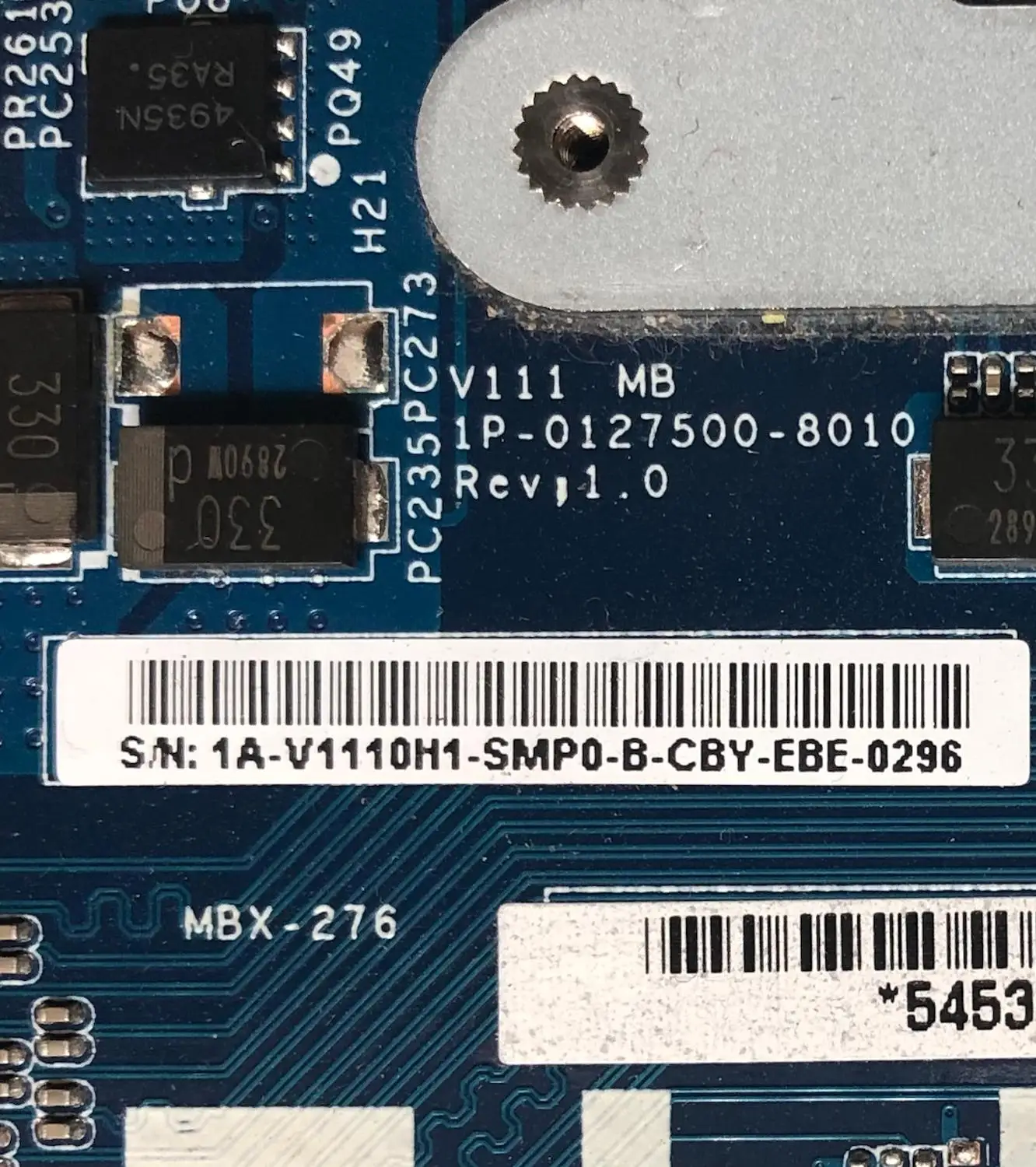 Материнская плата для ноутбука SONY V111 материнская 1P 0127500 8010 A1924477A 100%