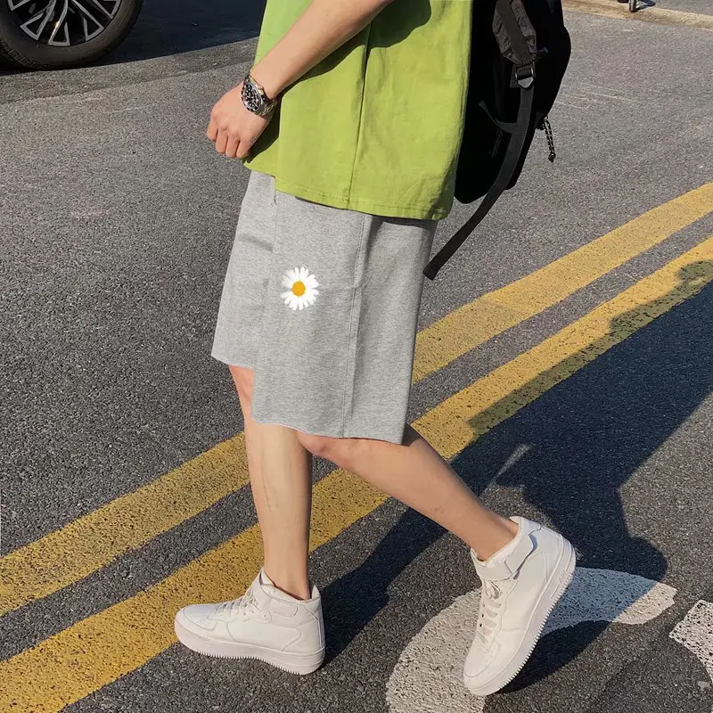 

New 2020 Men's Summer Print Pants Casual Simple Shorts Korean Fashion Shorts