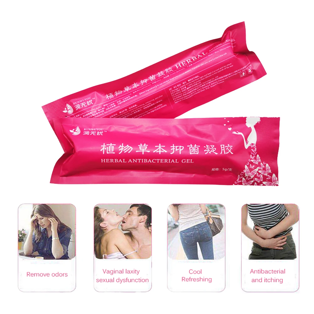 

60 Herbal Tightening Vaginal Women's Uterus Care Antipruritic Anti-inflammatory Conditioning Gel & Women's Gynecological Health