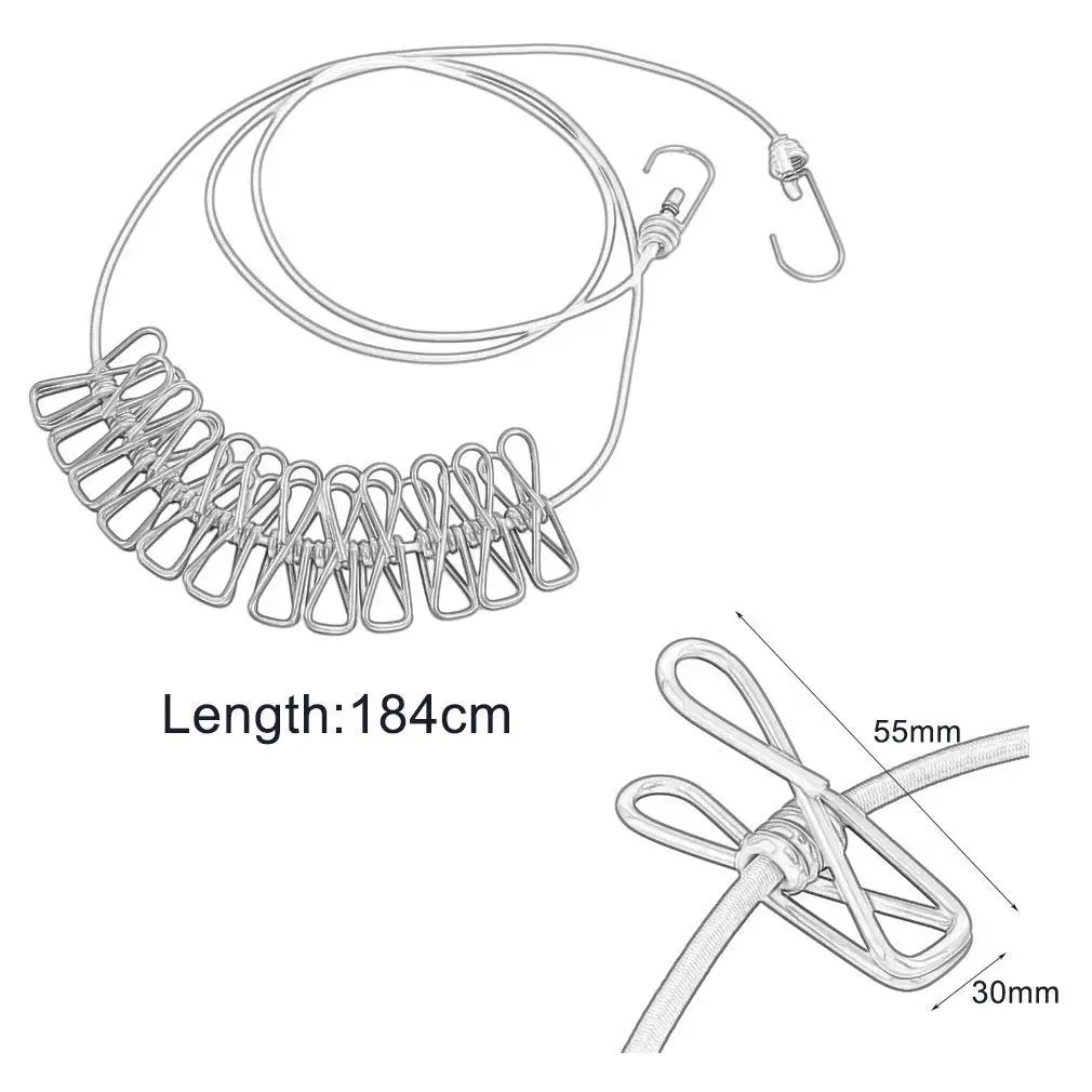 Уличная ветрозащитная линия одежды 12 зажим носки нижнее белье одежда