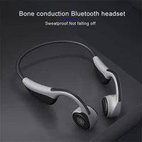 new headphone bone conduction earphone not in ear waterproof ipx5 bluetooth wireless ligh weight headset for driving running hot
