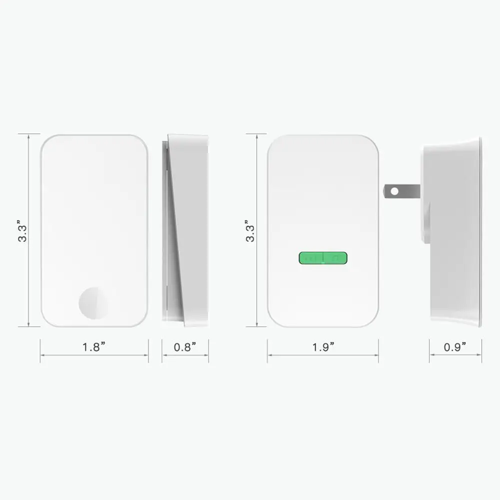 Автономный беспроводной дверной звонок Linptech Linbell без батареек для дистанционной