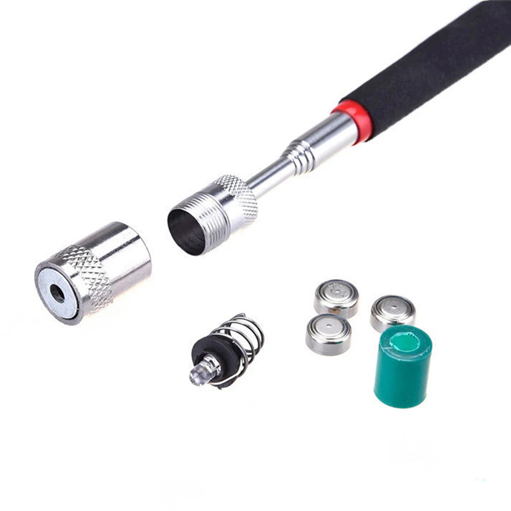 Светодиодный магнитный телескопическая ручка Нержавеющая сталь железа бар