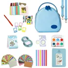 Набор аксессуаров для Fujifilm Instax Mini 88 +8s9 Втчехол для камерыремешокЗеркало для селфифильтральбомугловая наклейкаНаклейкаручка и т. д.