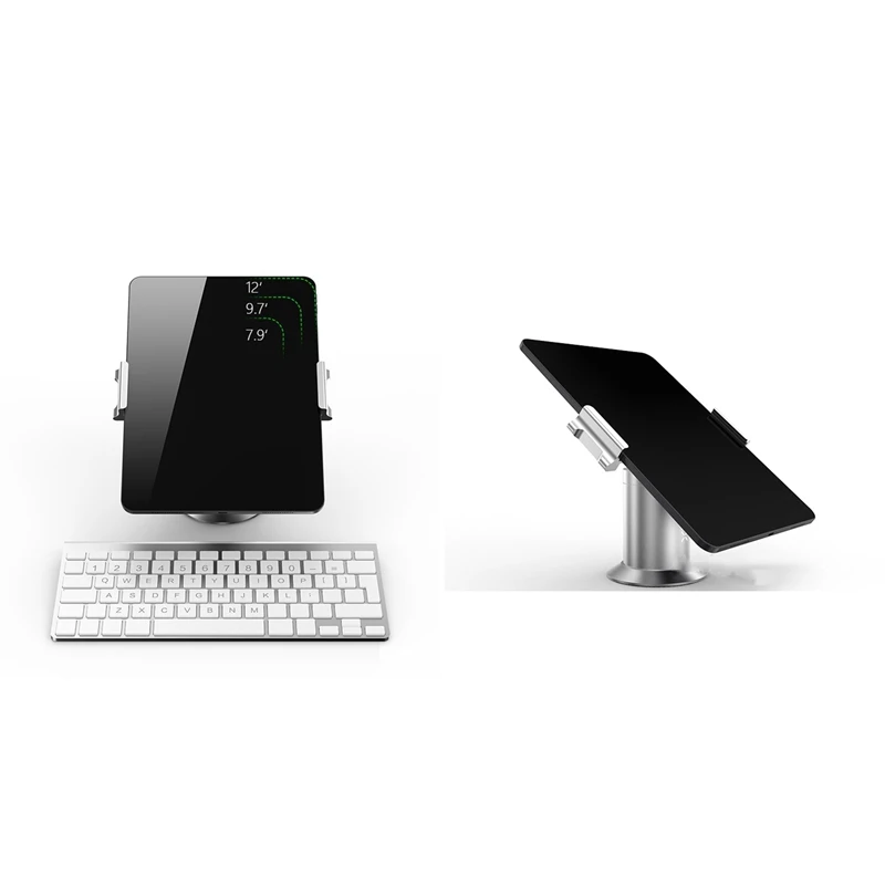 

JIUSHARK Laptop Stand for Desk Aluminum Phone Tablet Stand for 12 Inch and Below Computers Adjustable Telescopic Buckle Holder